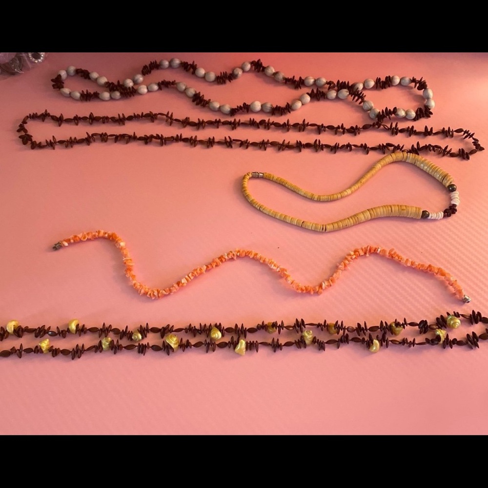 **Antique** Old Ancestral African Jewelry necklaces